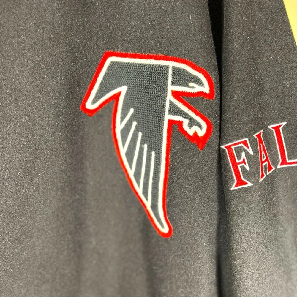 Vintage Retro NFL Atlanta Falcons Jacket, Mitchell & Ness Throwbacks, 2004